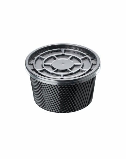 Policap 500 cc (16 OZ ) Mikrodalga Çorba Kase Ve Kapağı Seti  (1000 Adet )