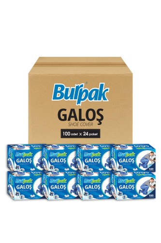Burpak Galoş Kutulu (100 Adet x 24 Paket)