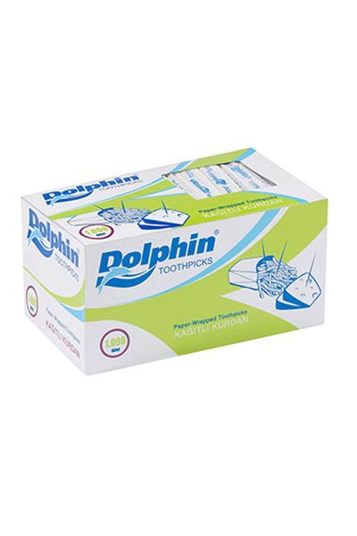 Dolphin Kağıtlı Kürdan ( 1000'lü x 50 Paket )