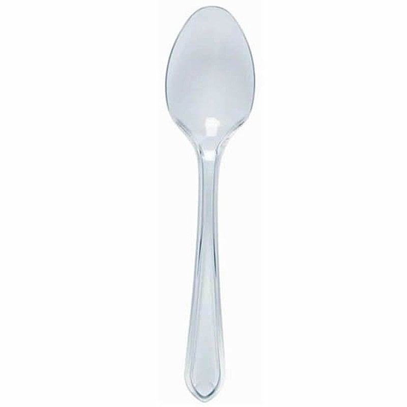 Lüks Plastik Büyük Kaşık (100 Adet)