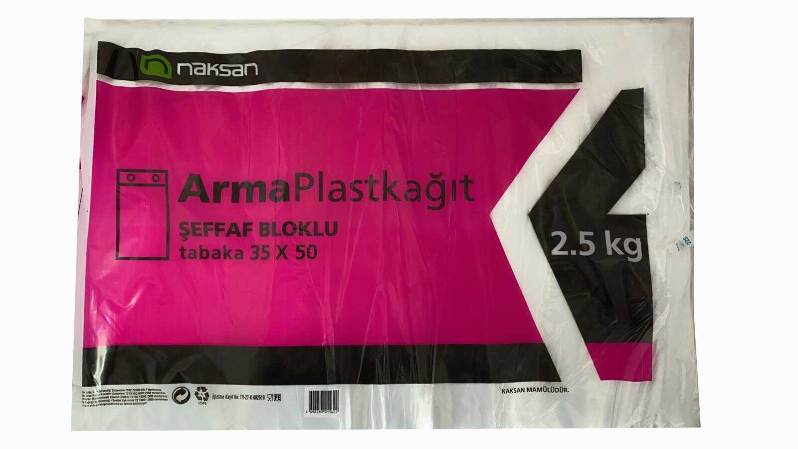 Plastkağıt 35x50 Bloklu ( Perforeli )2.5Kg