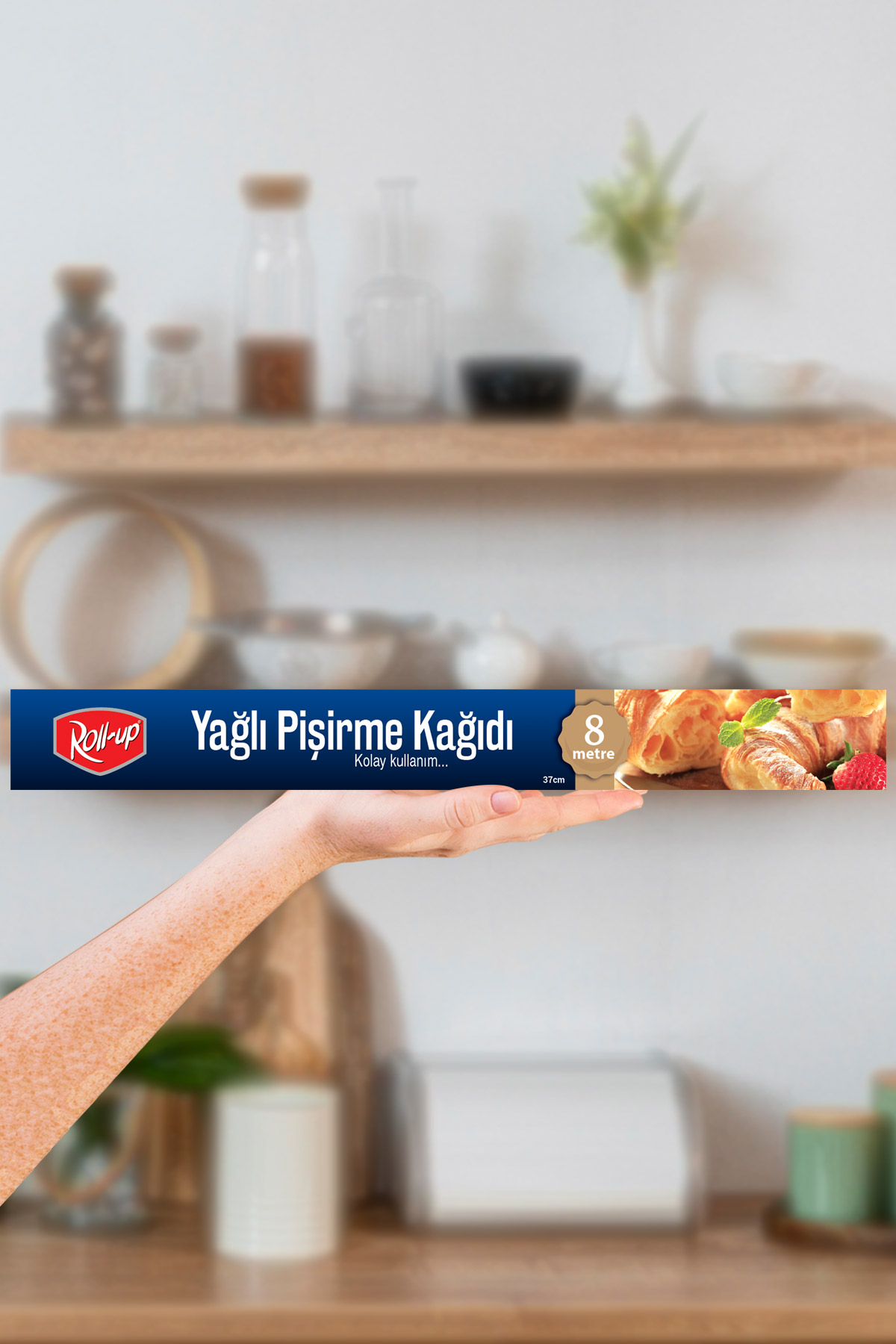Yağlı Pişirme Kağıdı 8 mt ( 1 Kutu )